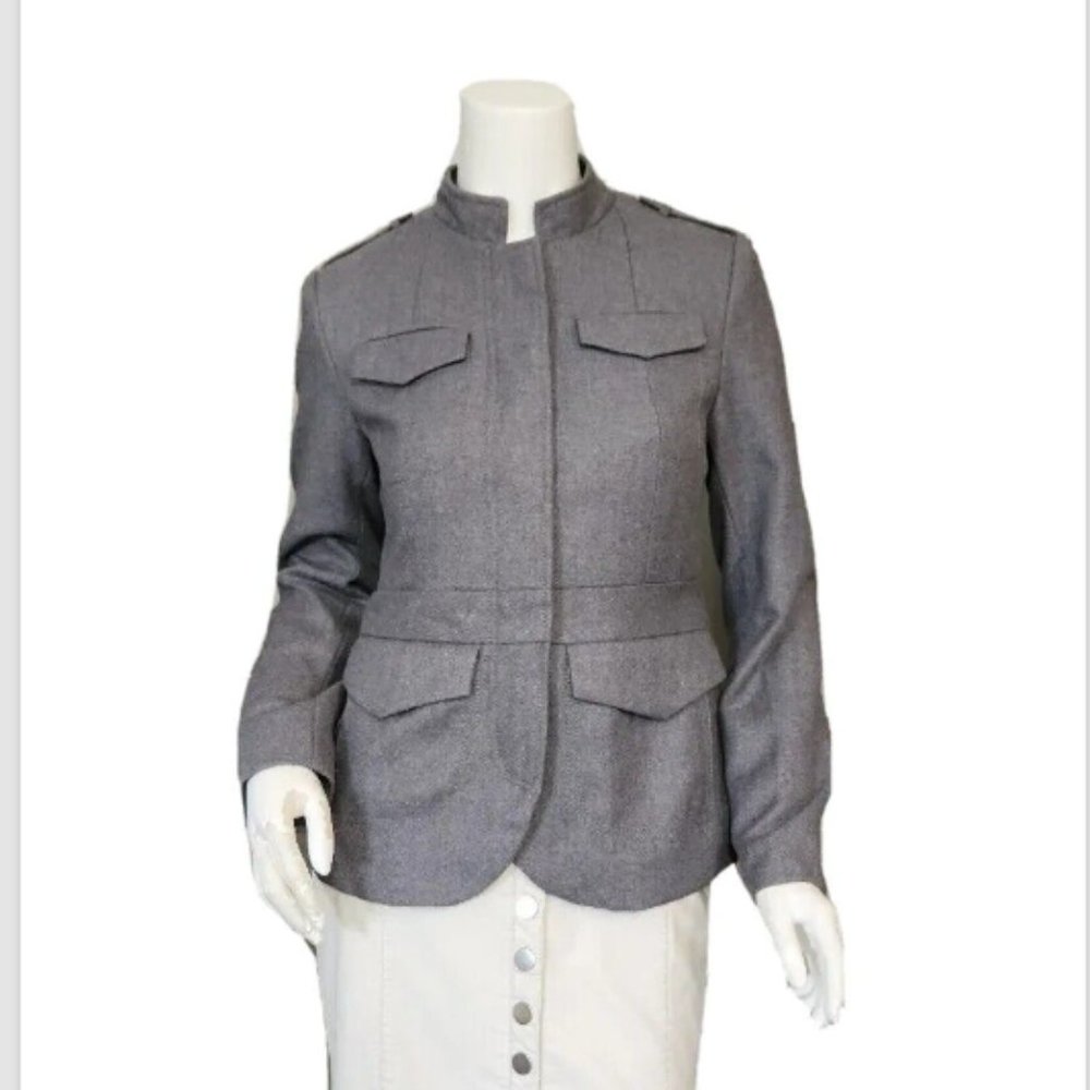 Banana Republic Wool Military Inspired Blazer Jacket